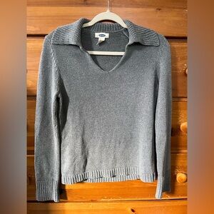 Vintage Old Navy Grey Collared Sweater